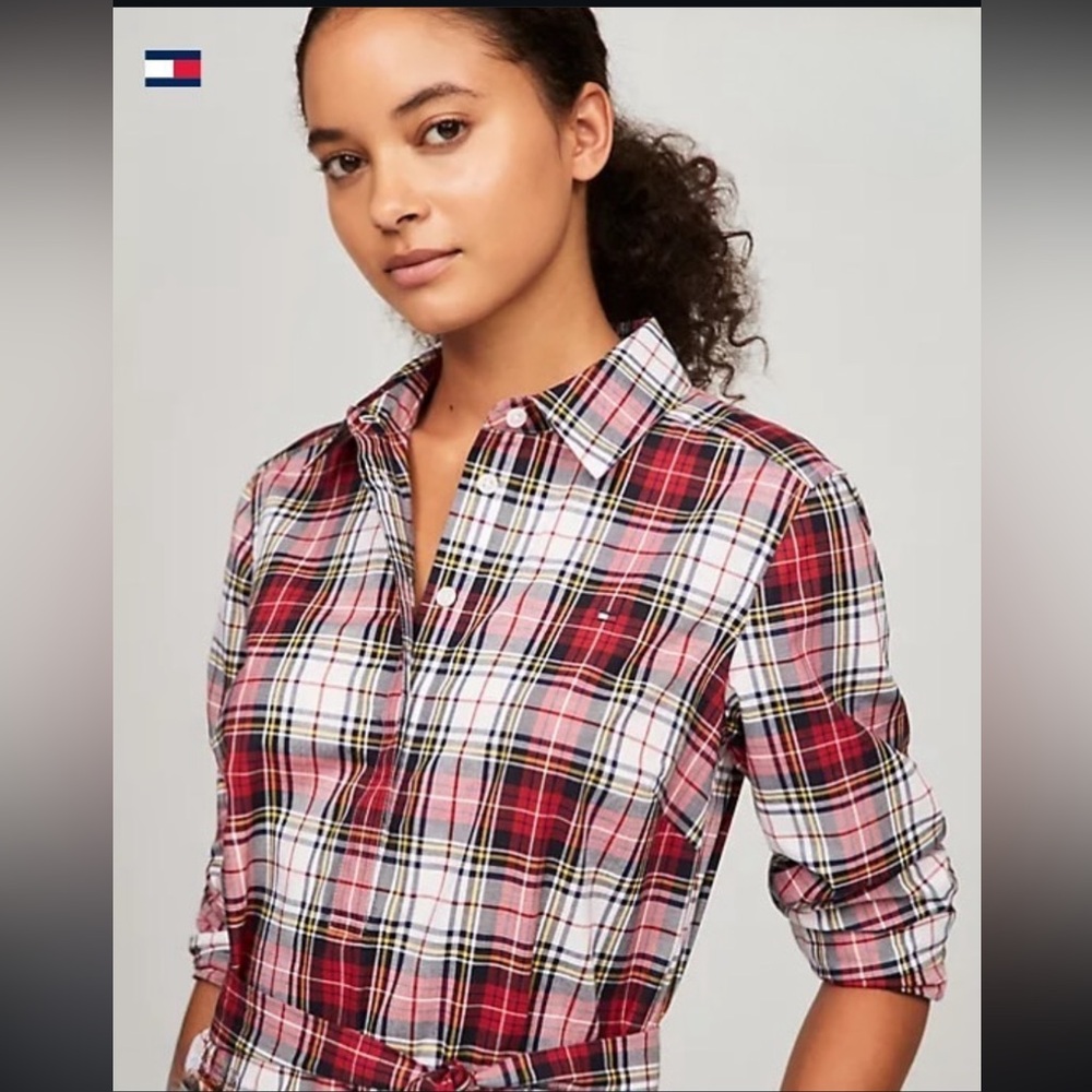 Tommy Hilfiger PLUS SIZE Plaid Dress NEW - Picture 3 of 9